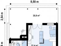 Удобная планировка дома для жизни Проект дома 9 на 11 двухэтажный кирпичный